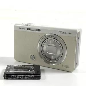 Casio EXILIM EX-ZR50 16,1 megapixel fotocamera digitale corpo bianco spedizione veloce - Foto 1 di 9