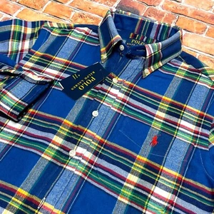 Polo Ralph Lauren Men Plaid Performance Flannel Shirt Size S Classic Fit $125 - Picture 1 of 7