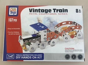 Totally Cool Toys Lerngebäude Metallspielzeug Vintage Zug 137 Teile - Bild 1 von 2