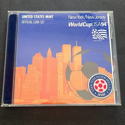 1994 WORLD CUP MINT SET NEW YORK NEW JERSEY GIANT STADIUM RARE PACKAGING #59M - Image 1 of 4