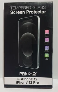 💥 TEMPERED GLASS SCREEN PROTECTOR FITS IPHONE 12/IPHONE PRO BY PRIMO - Picture 1 of 2