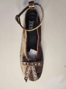 Zara Oliver Crushed Velvet SINGLE LEFT Schuh - 35 - Bild 1 von 7