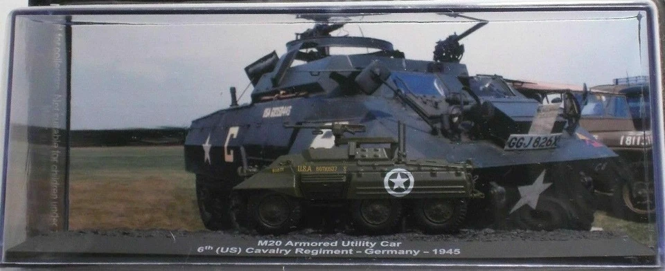 M20 Armored Utility Car 6th (US) Cavalry Regiment - Germany 1945 Metal 1:72 - Immagine 1 di 1