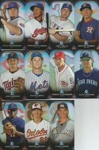 11 - 2015 Bowman Chrome Prospect Profiles Minis todos diferentes BV $ 40,00 - Imagen 1 de 2