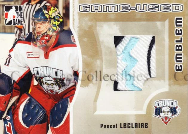 2005-06 ITG Heroes and Prospects Emblem Gold #12 Pascal Leclaire - Image 1 of 1