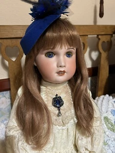 ANTIQUE FRENCH JUMEAU BEBE MAMA PAPA DOLL PICTURE PERFECT STUNNING s 14 29"c1880 - Picture 1 of 13
