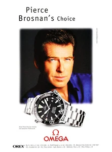 OMEGA WATCH MAGAZINE promo ad #054 ORIGINAL PIERCE BROSNAN - Picture 1 of 3