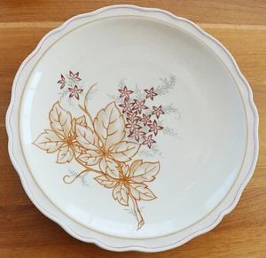 Ornate Bowl Weimar Porcelain Plate Flowers Fruits Leaves 34cm Thuringia Carmen - Picture 1 of 6