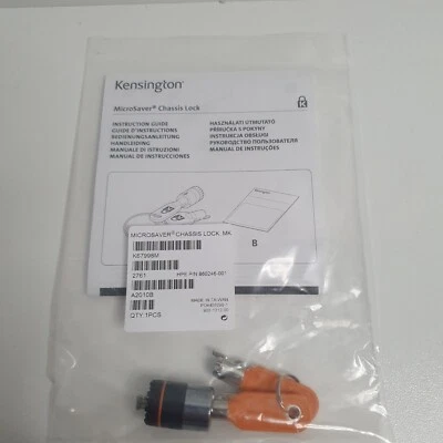Kensington MicroSaver Chassis Lock K67998M Keyed Laptop Lock Anti-Theft Device - Image 1 of 4