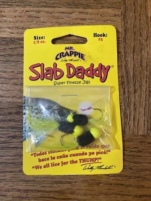 Mr. Crappie плита папа супер изящество джиг крюк 1/8 совершенно новый корабли N 24 часов - Изображение 1 из 2