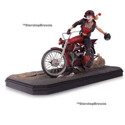 DC COMICS - Gotham City Garage - Harley Quinn Resin Statue Dc Comics - Photo 1/2