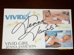 JENNA JAMESON VIVID GIRL "ADULT STAR" SIGNED AUTOGRAPHED 3X5 INDEX CARD KB#233 - Picture 1 of 3