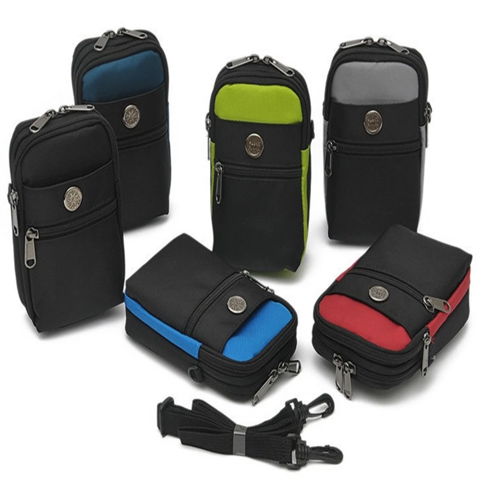 Waist Belt Bum Bag Sport Travelling 4 Tablet Phone Case Cover Molle Purse Pouch - Image 1 of 4