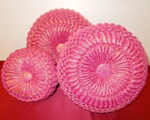 Round Cushion / Pumpkin Decorative Pillow A Set Of 3 New Releases - Picture 1 of 6