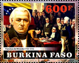 MNH Francisco de Miranda Venezuela Oficial Revolucionario Soldado Sudamérica / 73 - Imagen 1 de 1