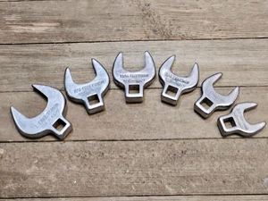 Craftsman V Series 7pc SAE Crow Foot Wrench Set 3/8" Drive USA . 3/8"-1" - Picture 1 of 13