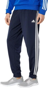 Adidas Men's Essentials 3-Stripes Tricot Jogger Pants, Legend Ink/ White, Large - Picture 1 of 2