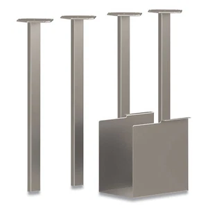 Hon Coze Tischbeine, 5,75 x 28, silber, 4/Pack - Bild 1 von 1