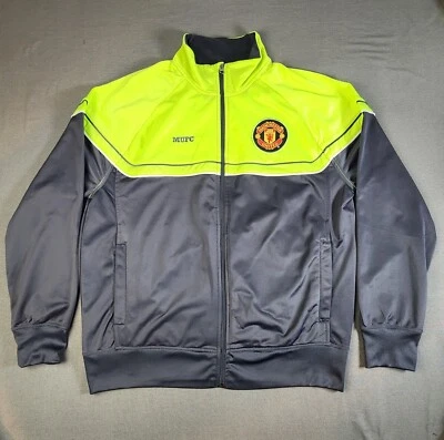 Official Manchester United  Training Jacket Mens XL Long Sleeve Soccer MUSC - Image 1 of 4