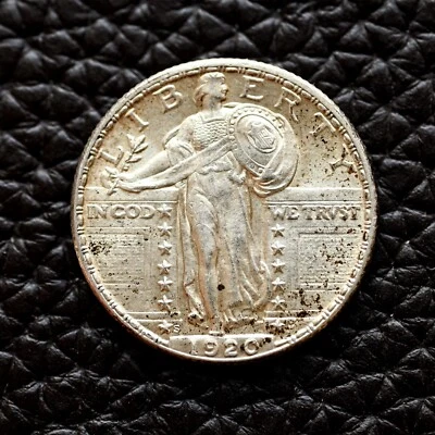 (ITM-6161) 1920-S Standing Liberty Quarter ~ Uncirculated BU ~ COMBINED SHIPPING - Image 1 of 3