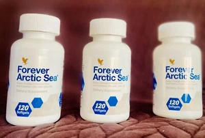 3 Forever Arctic Sea Omega Fish Oil Cardiovascular Health Heart (120 Softgels) - Picture 1 of 5