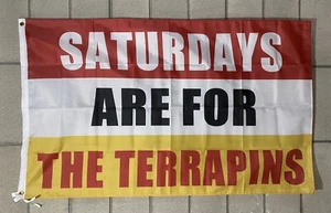 Bandera de fútbol americano de Maryland ENVÍO GRATUITO los sábados son para The Terrapins NCAA EE. UU. 3x5 - Imagen 1 de 1