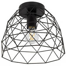 Deckenleuchte Deckenlampe HAVAL Metallschirm schwarz Ø 27cm E27 max. 25W Reality