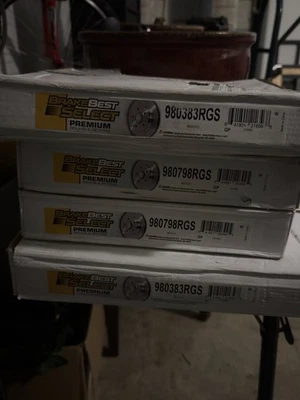 Rotores de freno de disco delanteros y traseros nuevos 980383RGS / 980798RGS Foto 1 de 2