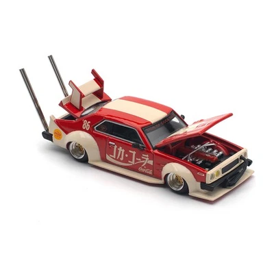 POPRACE 1/64 SKYLINE C210 KAIDO RACER (BOSOZOKU STYLE) COCA COLA JP - Image 1 of 3