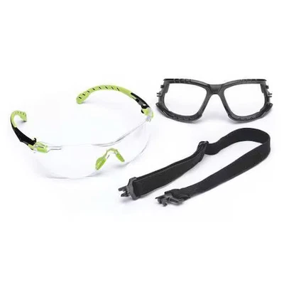 3M S1201sgaf-Kt Solus Safety Glasses Kit, Strap, Removable Foam Gasket, - Image 1 of 3