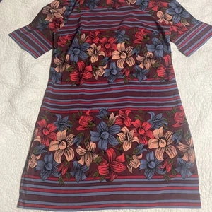 Abercrombie and Fitch Damen Kleid Farbe Burgund 3/4 Arm XS - Bild 1 von 5