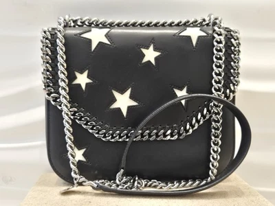 Bolso Bandolera Stella McCartney Falabella Negro Blanco Estrella Cuero Vegano Hombro Foto 1 de 4