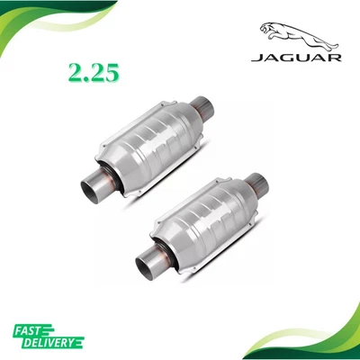 For All Jaguar 2 Catalytic Converters EPA APPROVED O2 Port Included - Image 1 of 4