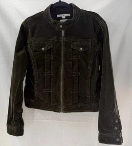 Tommy Hilfiger Cordjacke Damen XL olivgrün Preppy trendy klassisch schick - Bild 1 von 15