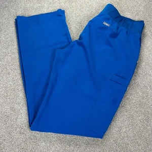 FIGS Kade Scrub Pants royalblau Damen M sportliche Passform medizinische Pflegeuniform - Bild 1 von 13