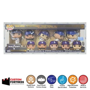 Custom Acryl Hard Case für 5er Pack Dodgers World Series 2024 Funko Pop Box - Bild 1 von 6