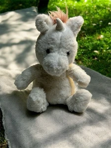 Jellycat London Backpack Unicorn Plush Stuffed Toy Retired 11” NO BACKPACK - Picture 1 of 5