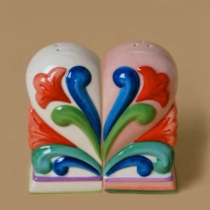 Enesco Jim Shore Steinzeug Herzen Salz Pfefferstreuer #0425875 NEU - Bild 1 von 2