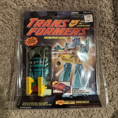 Transformers Original G2 1992 Drench MISB Sealed - Image 1 of 2