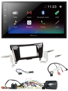 Pioneer USB Bluetooth DAB 2DIN Lenkrad Autoradio für Nissan X-Trail Qashqai 2014 - Bild 1 von 9