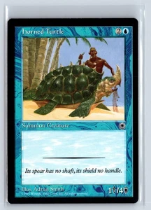 HORNED TURTLE – MTG Magic the Gathering Card – Portal – Common - Picture 1 of 6