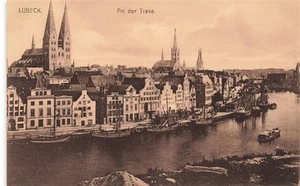 AK Lübeck (23552), An der Trave, n. gelaufen - Picture 1 of 2