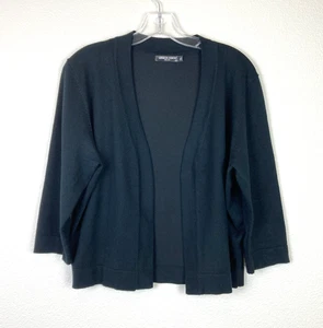 Cárdigan corto abierto Urban Coco para mujer talla XL negro mangas 3/4 - Imagen 1 de 5