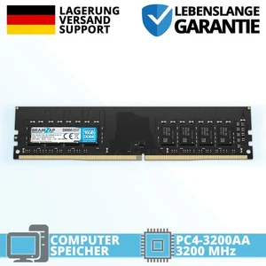 16 GB DDR4 RAM PC4-3200AA-UA2-12 3200 MHz DIMM 2Rx8 1,2 V CL22 sin búfer sin ECC - Imagen 1 de 1