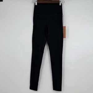 NUEVO CON ETIQUETAS Leggings Girlfriend Collective Mujer XS Negros Compresivos Tiro Alto Elastizados - Imagen 1 de 7