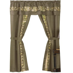 Fairfield 5 pc Embroidered Curtain Set - Picture 1 of 7