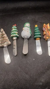 Deko Weihnachten Käsemesser Streuer 4er Set - Bild 1 von 3