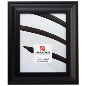 Craig Frames 21834700BK 8 by 10-Inch Picture Frame, Smooth Wrap Finish, 2-Inc... - Picture 1 of 8