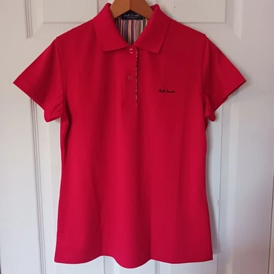 Polo para mujer Paul Smith London algodón rojo talla XXL Foto 1 de 4