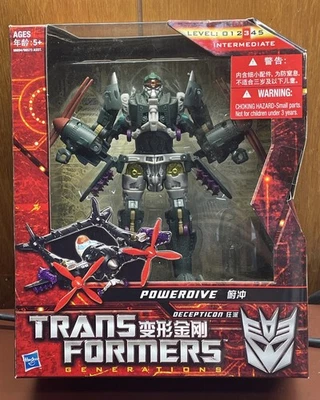 Transformers Generations POWERDIVE Decepticon Voyager Class Hasbro abierto Foto 1 de 4
